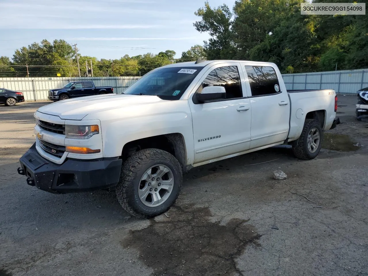 3GCUKREC9GG154098 2016 Chevrolet Silverado K1500 Lt