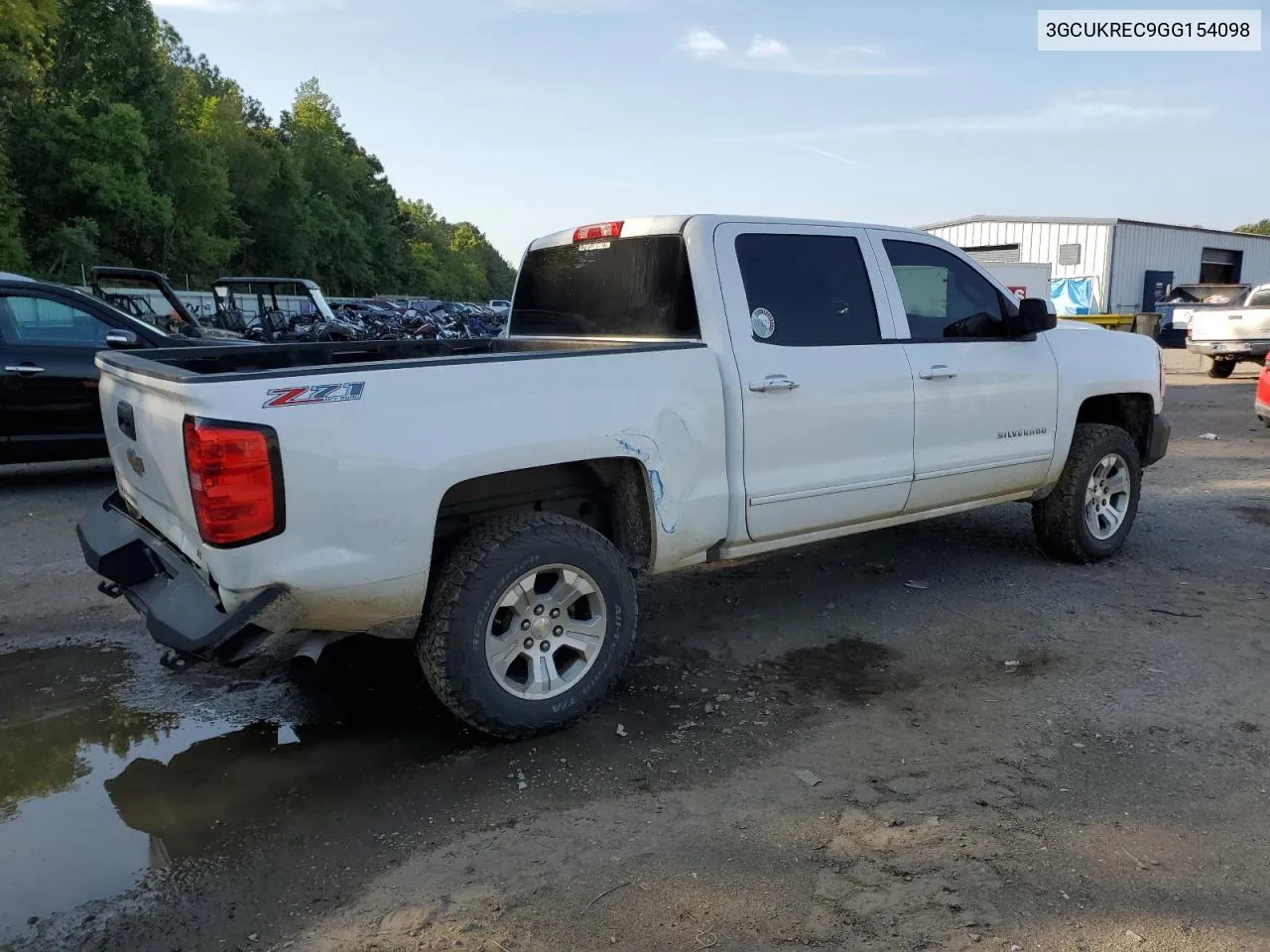 3GCUKREC9GG154098 2016 Chevrolet Silverado K1500 Lt