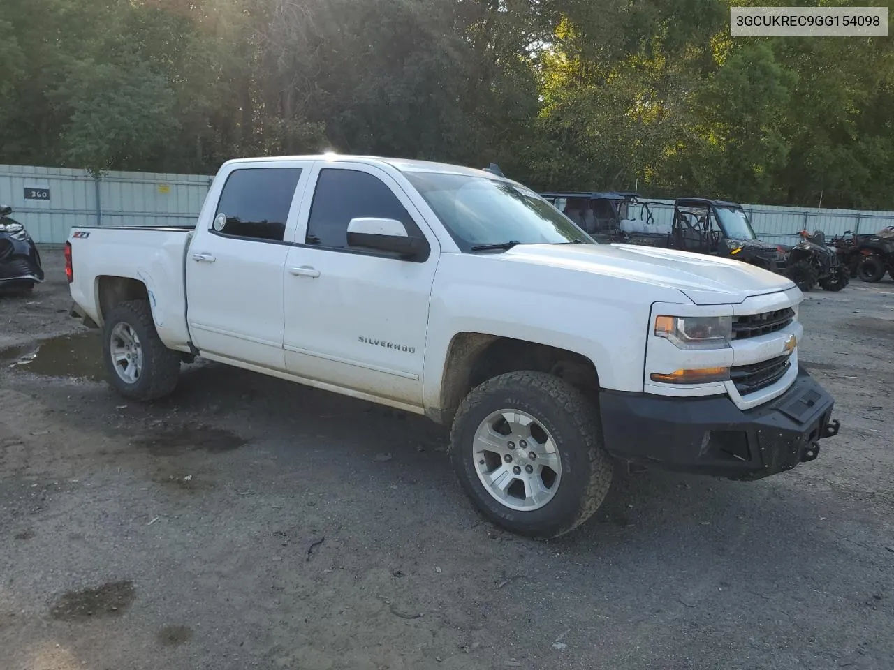 3GCUKREC9GG154098 2016 Chevrolet Silverado K1500 Lt