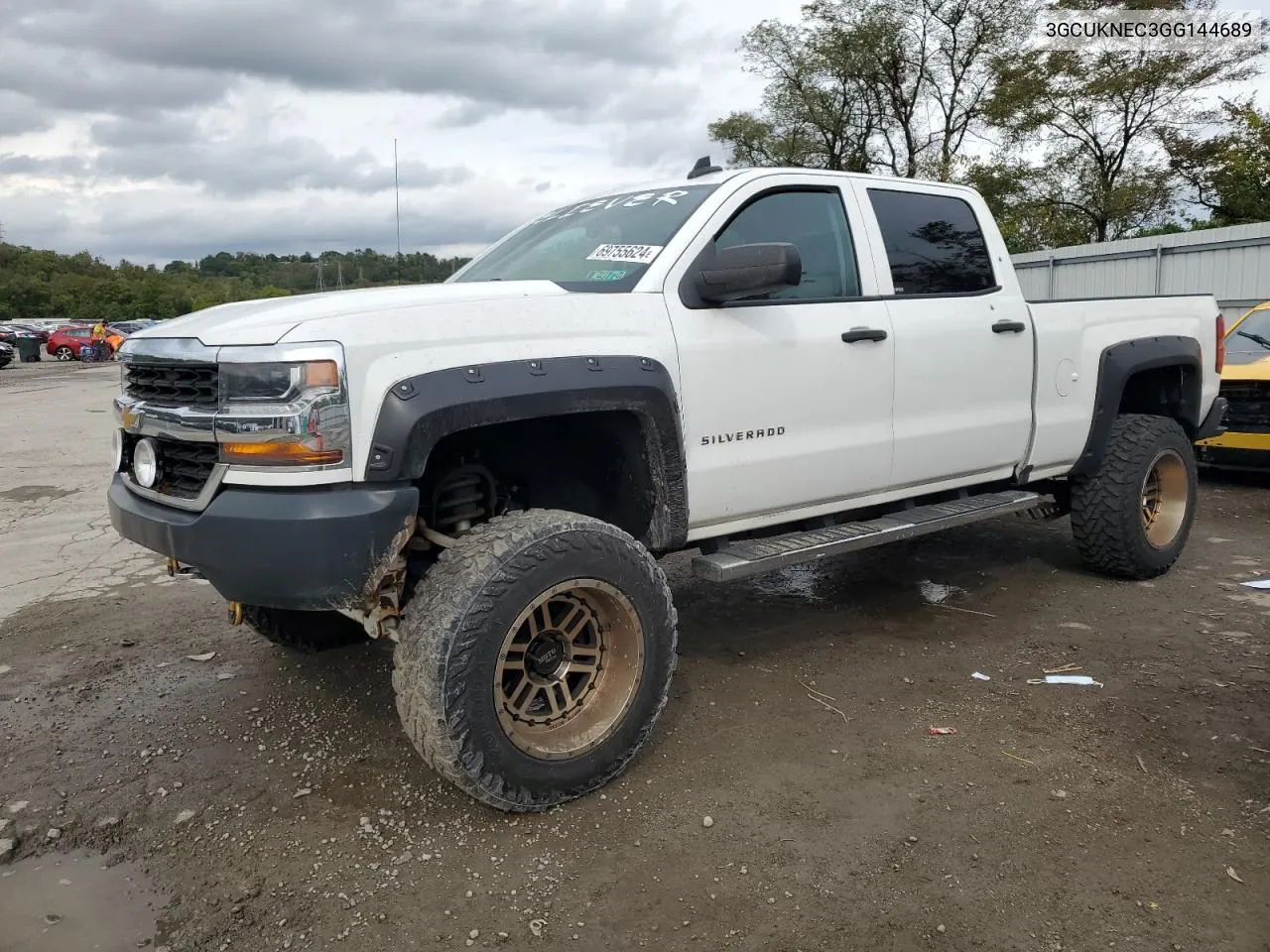 2016 Chevrolet Silverado K1500 VIN: 3GCUKNEC3GG144689 Lot: 69755624