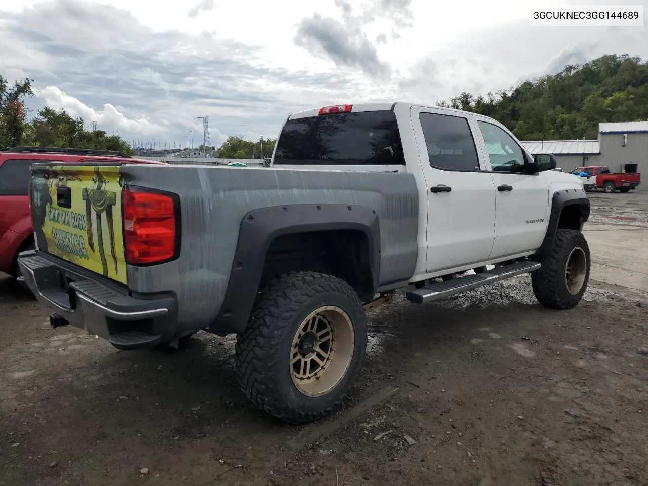 2016 Chevrolet Silverado K1500 VIN: 3GCUKNEC3GG144689 Lot: 69755624