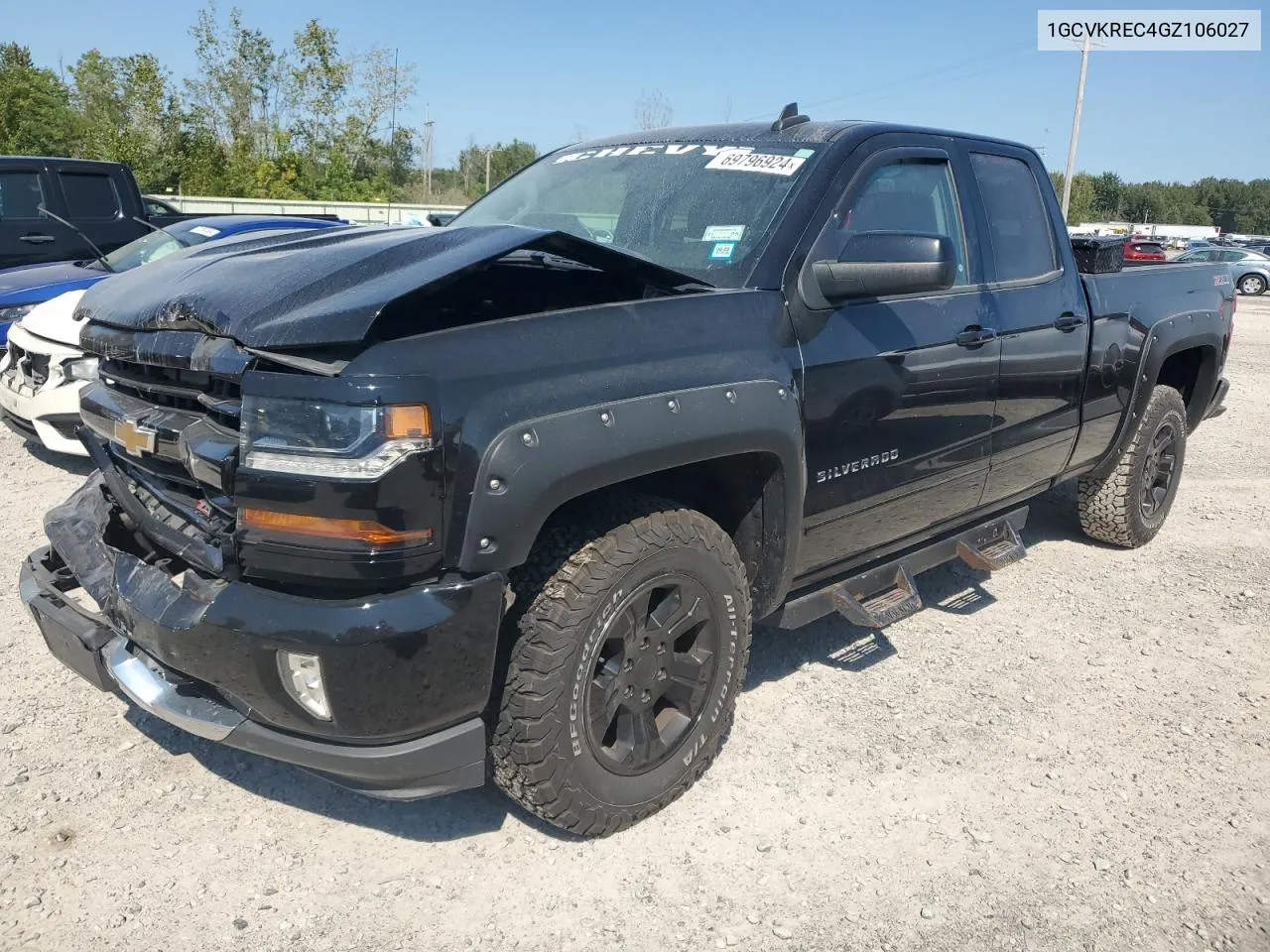 1GCVKREC4GZ106027 2016 Chevrolet Silverado K1500 Lt