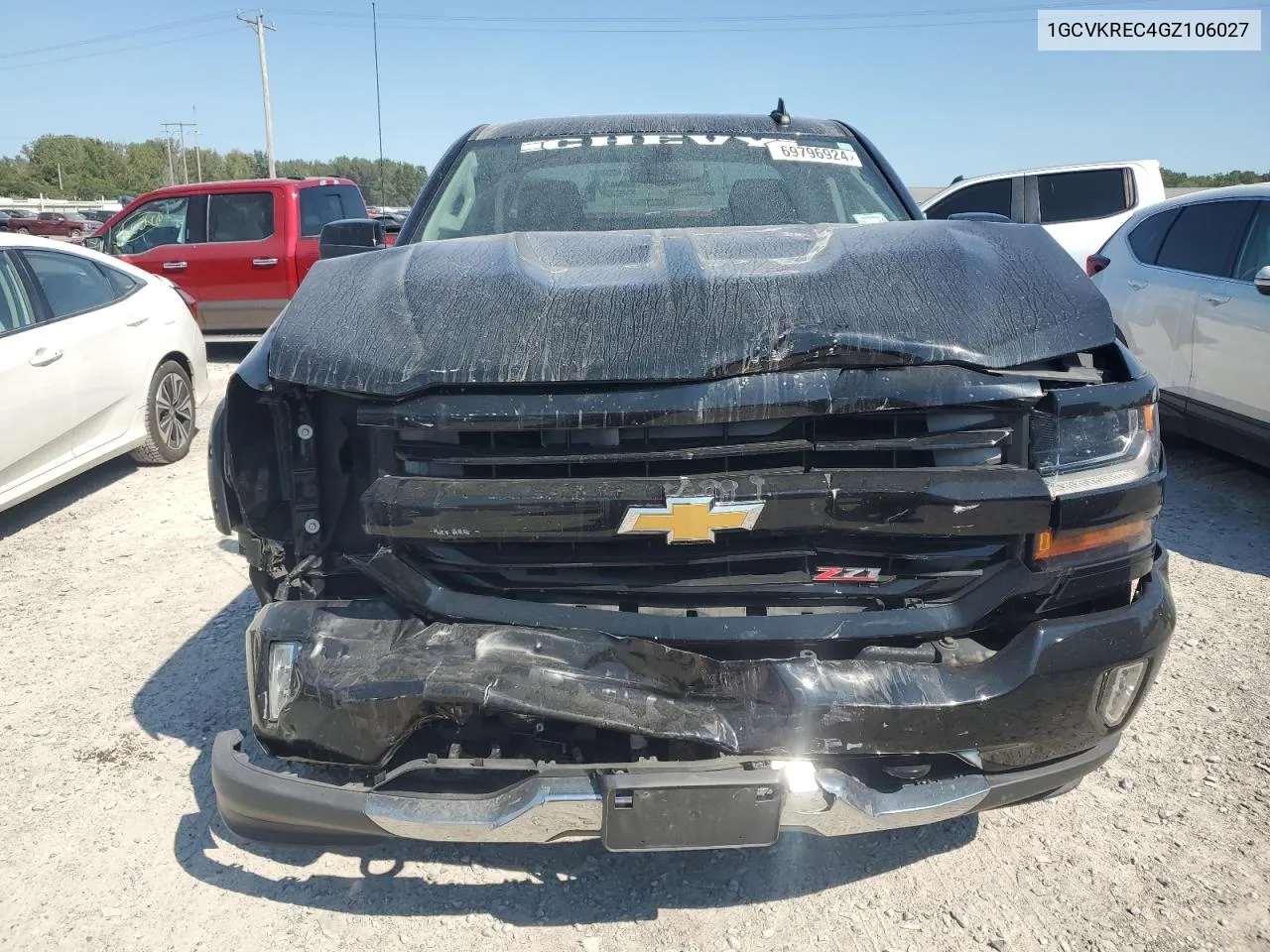 1GCVKREC4GZ106027 2016 Chevrolet Silverado K1500 Lt