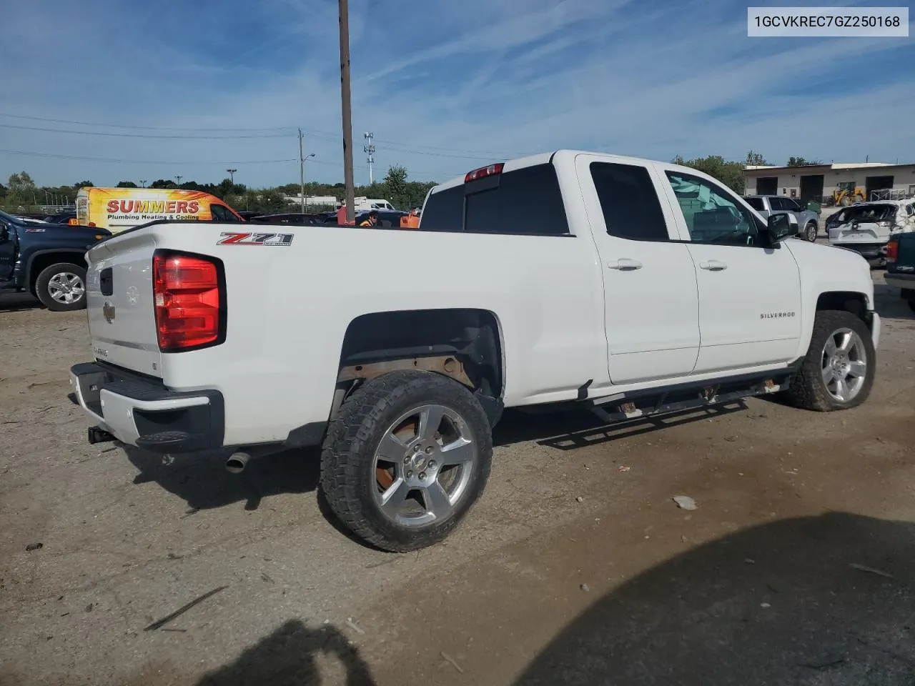 2016 Chevrolet Silverado K1500 Lt VIN: 1GCVKREC7GZ250168 Lot: 69801324