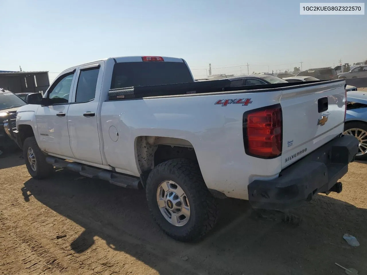 2016 Chevrolet Silverado K2500 Heavy Duty VIN: 1GC2KUEG8GZ322570 Lot: 69843234