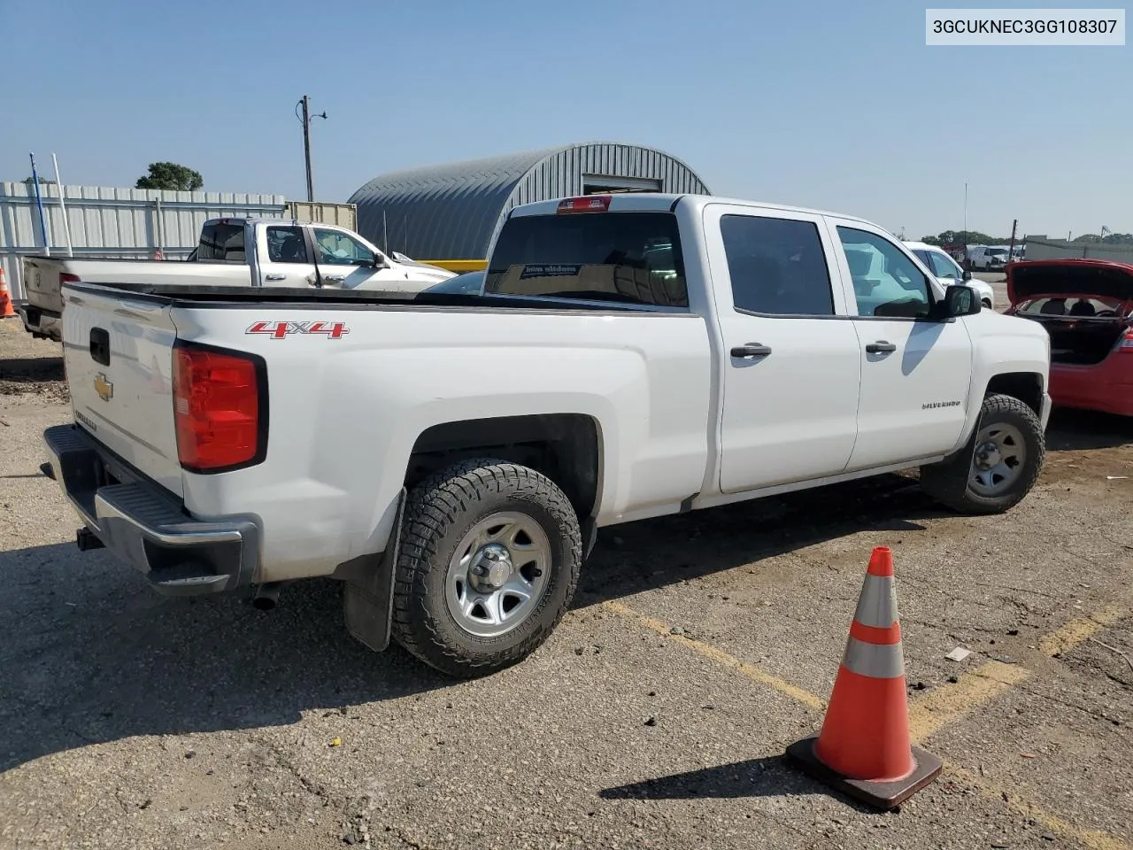 2016 Chevrolet Silverado K1500 VIN: 3GCUKNEC3GG108307 Lot: 69920944