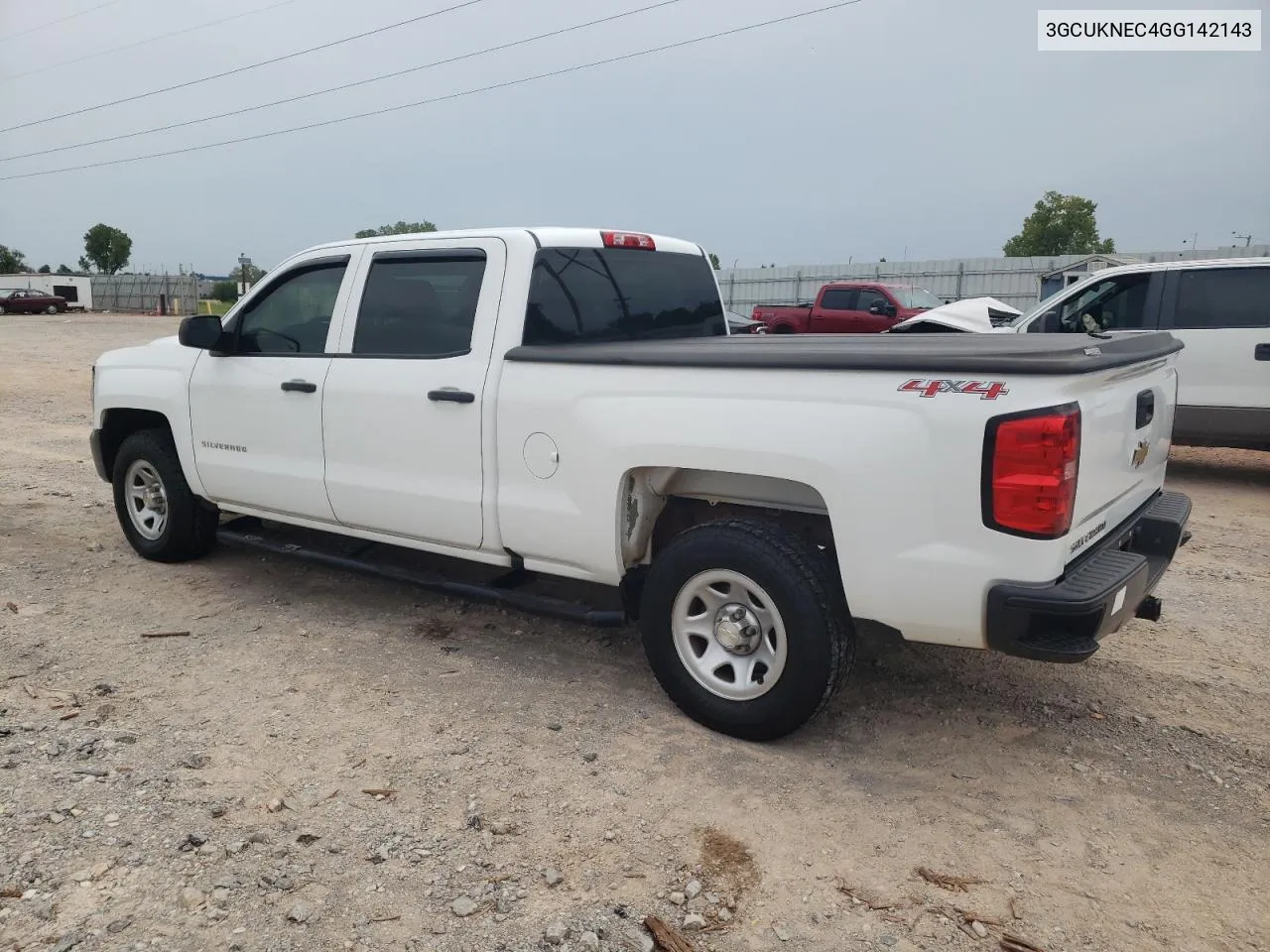 2016 Chevrolet Silverado K1500 VIN: 3GCUKNEC4GG142143 Lot: 70047624