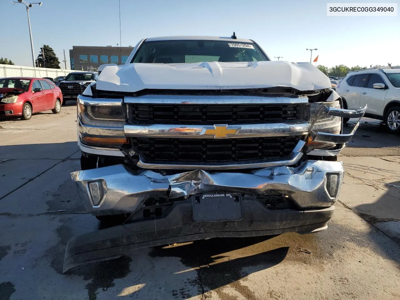 2016 Chevrolet Silverado K1500 Lt VIN: 3GCUKREC0GG349040 Lot: 70051294