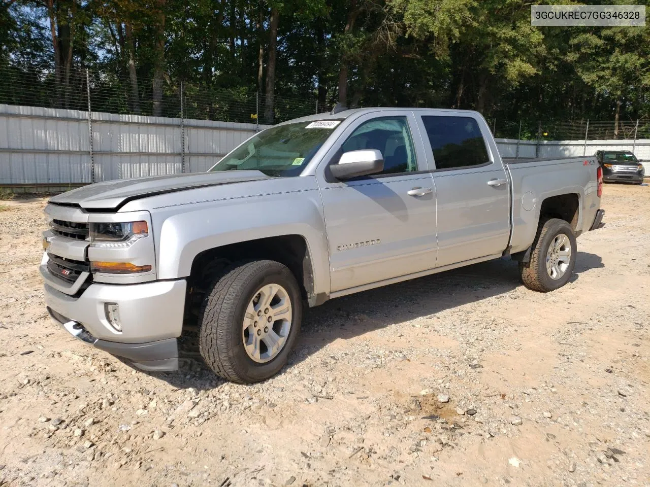 2016 Chevrolet Silverado K1500 Lt VIN: 3GCUKREC7GG346328 Lot: 70069494