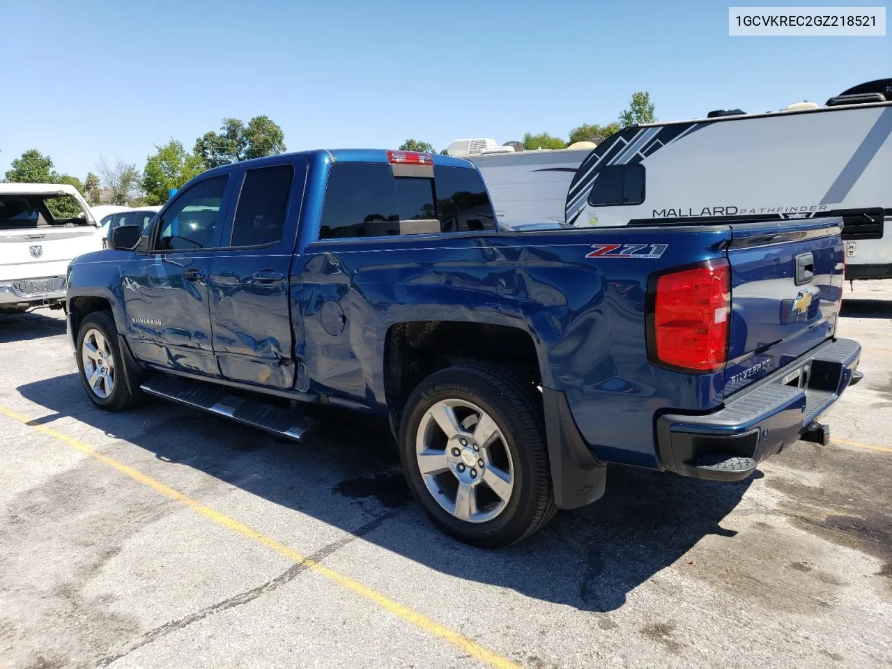 1GCVKREC2GZ218521 2016 Chevrolet Silverado K1500 Lt