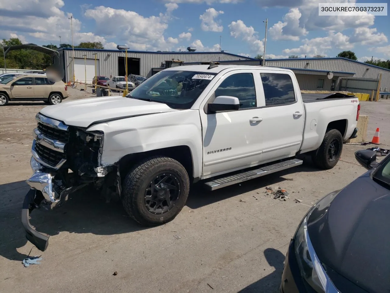 2016 Chevrolet Silverado K1500 Lt VIN: 3GCUKREC7GG373237 Lot: 70340474