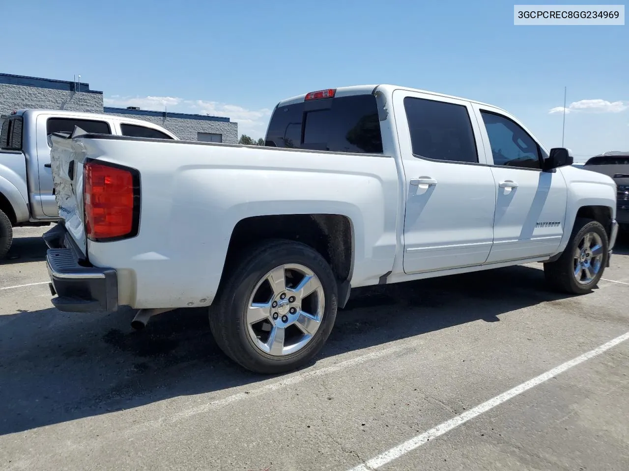 2016 Chevrolet Silverado C1500 Lt VIN: 3GCPCREC8GG234969 Lot: 70505764