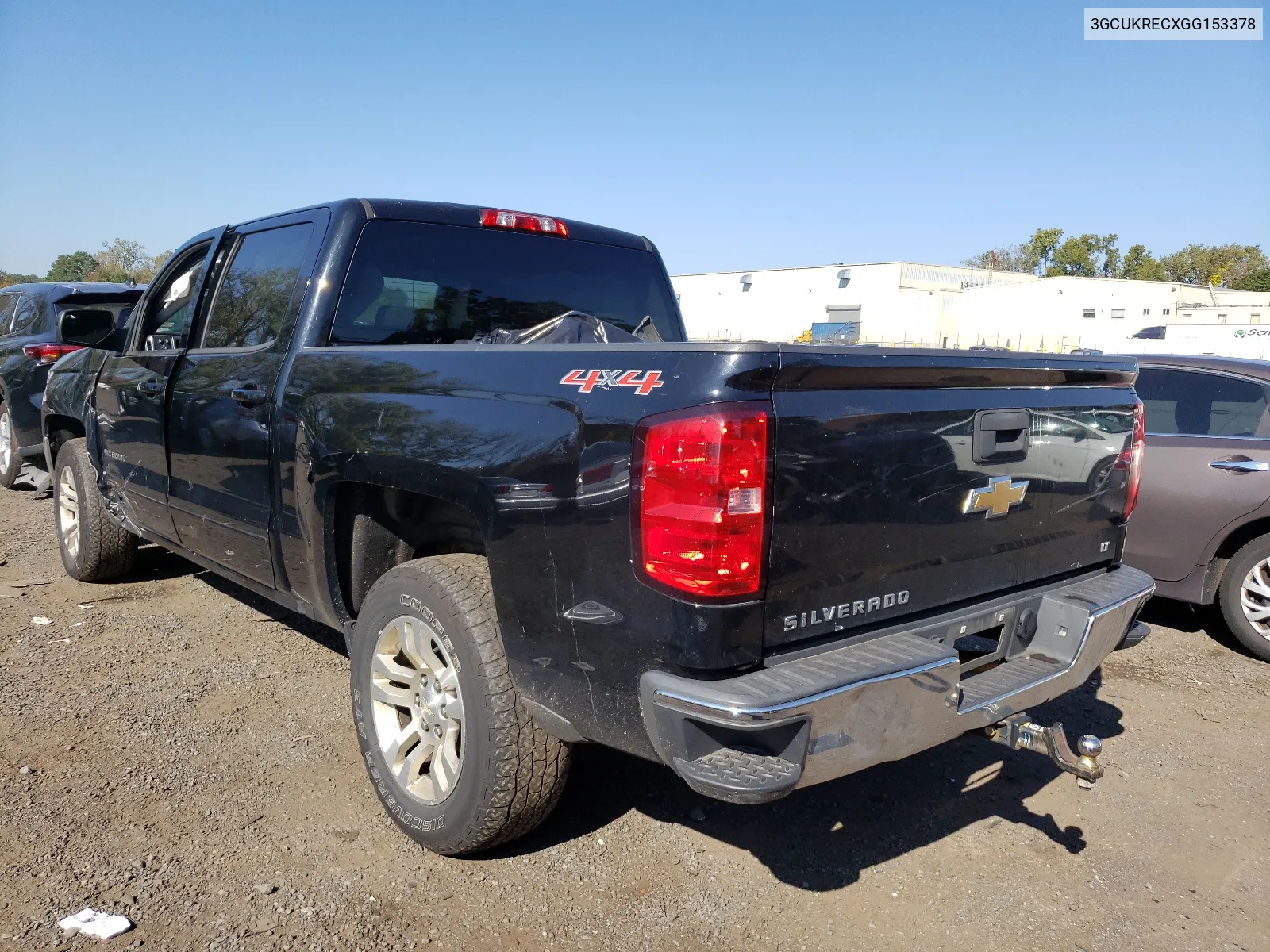 3GCUKRECXGG153378 2016 Chevrolet Silverado K1500 Lt