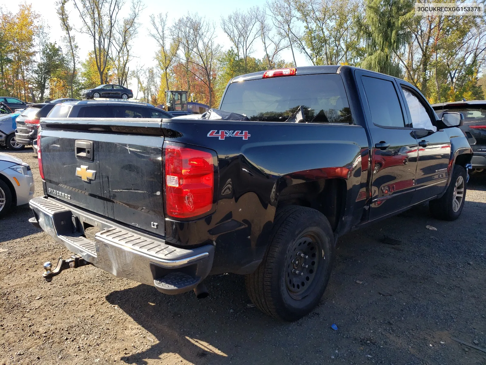 3GCUKRECXGG153378 2016 Chevrolet Silverado K1500 Lt