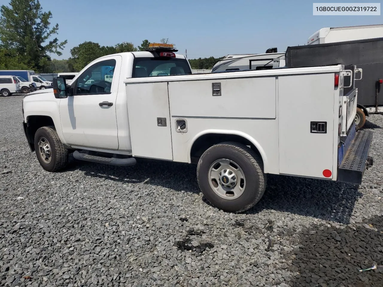 2016 Chevrolet Silverado C2500 Heavy Duty VIN: 1GB0CUEG0GZ319722 Lot: 70599894