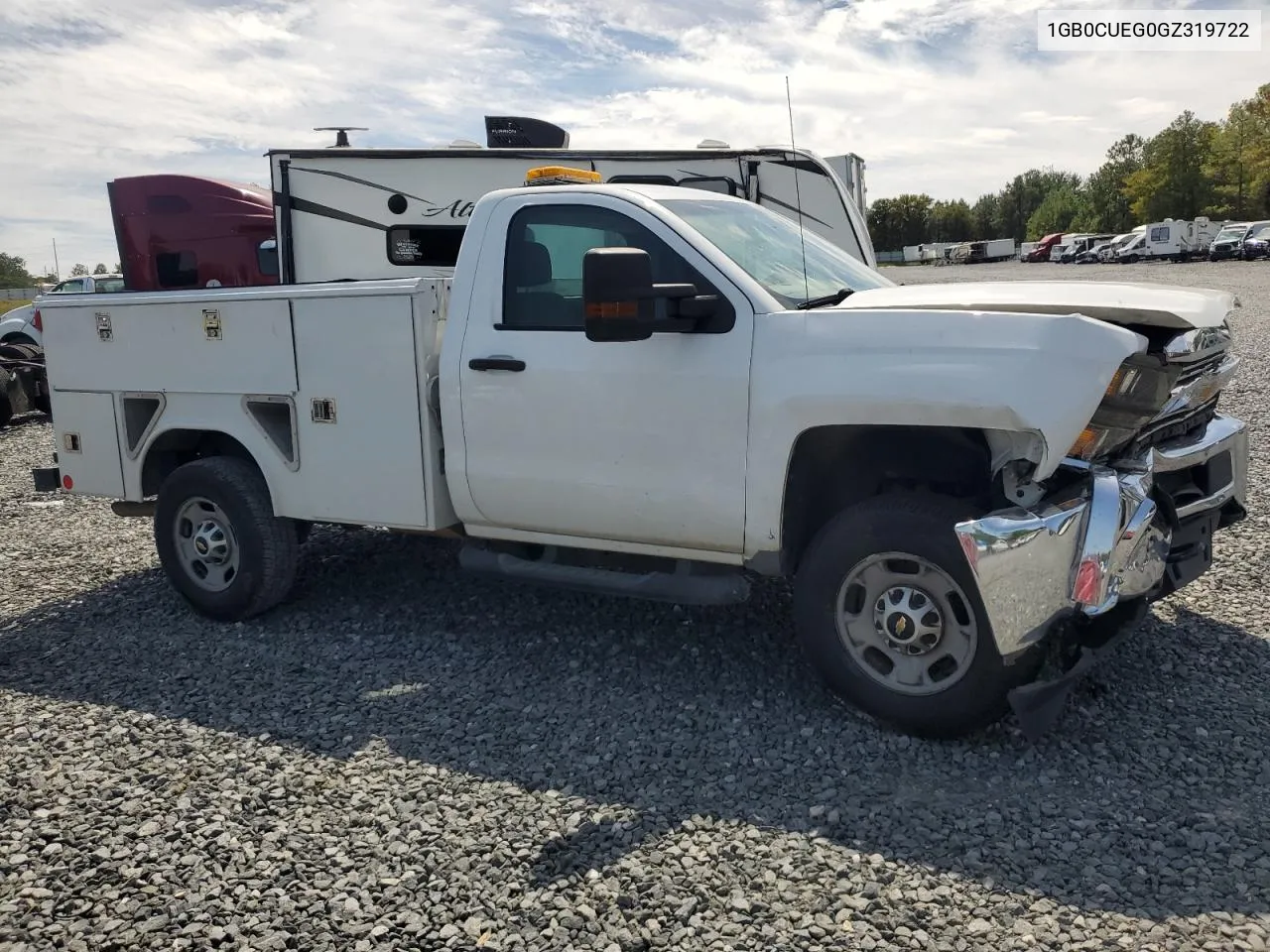 2016 Chevrolet Silverado C2500 Heavy Duty VIN: 1GB0CUEG0GZ319722 Lot: 70599894