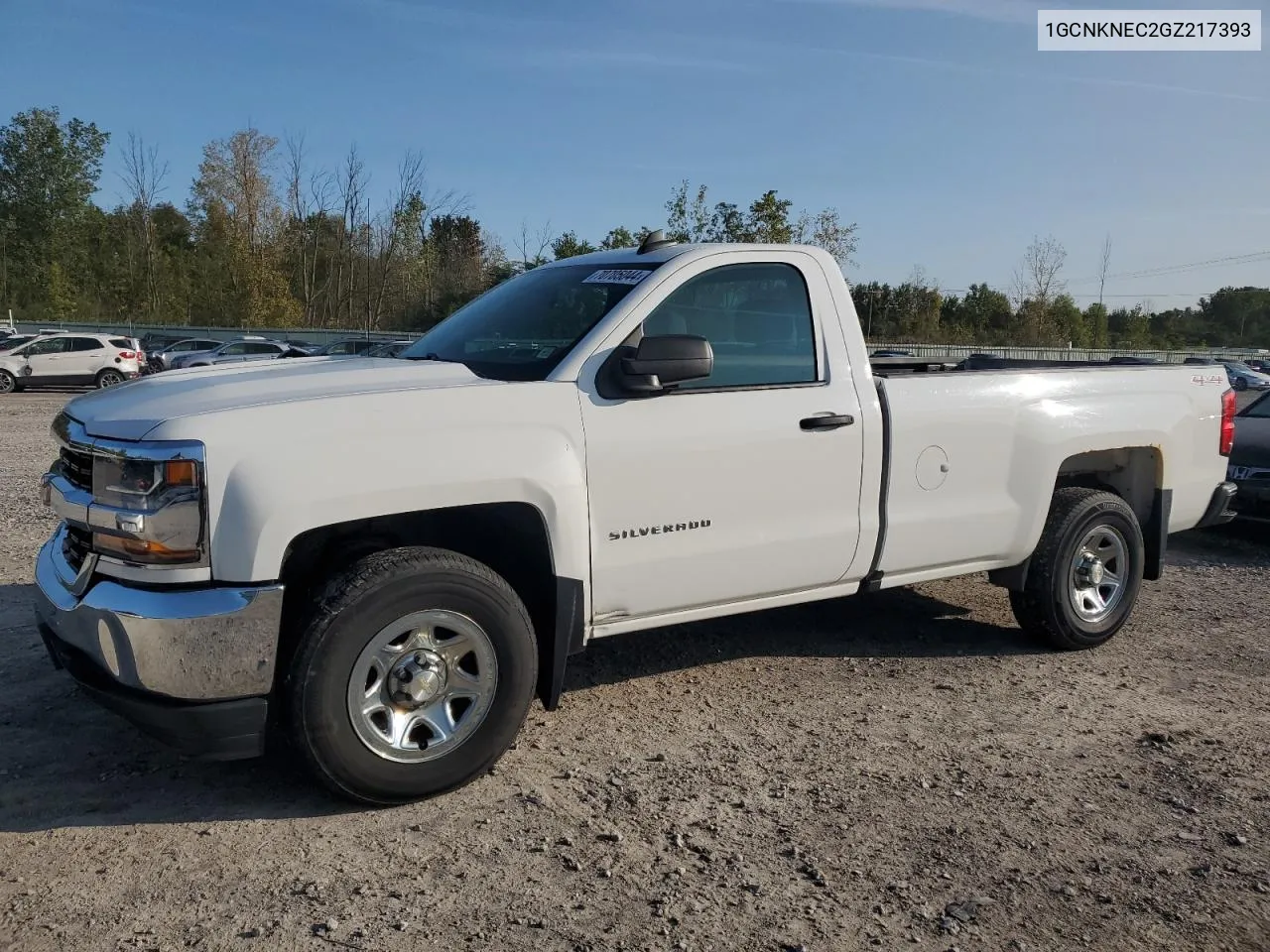 2016 Chevrolet Silverado K1500 VIN: 1GCNKNEC2GZ217393 Lot: 70705044