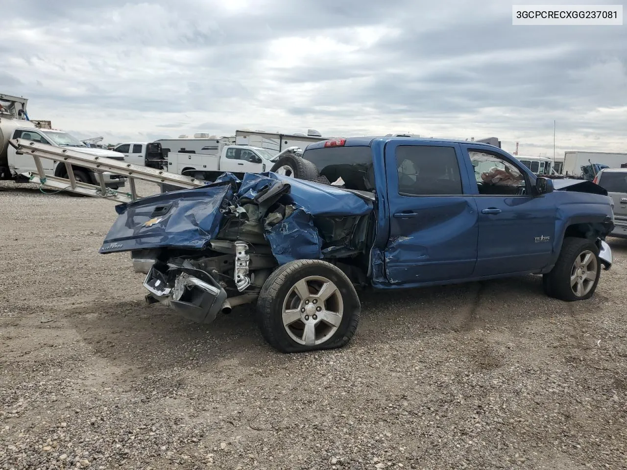 2016 Chevrolet Silverado C1500 Lt VIN: 3GCPCRECXGG237081 Lot: 70759754