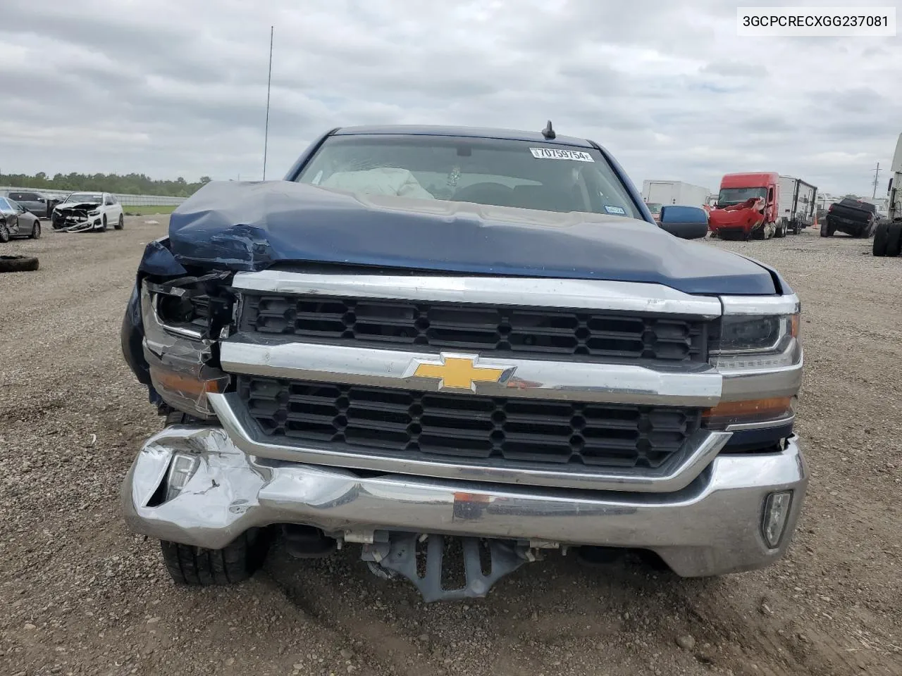 3GCPCRECXGG237081 2016 Chevrolet Silverado C1500 Lt