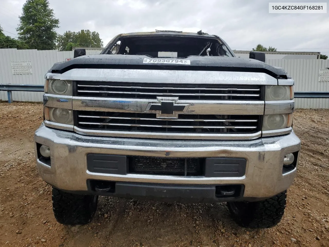 1GC4KZC84GF168281 2016 Chevrolet Silverado K3500 Lt