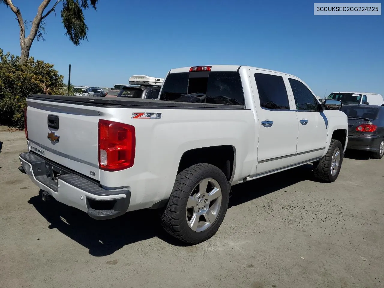 2016 Chevrolet Silverado K1500 Ltz VIN: 3GCUKSEC2GG224225 Lot: 71089444