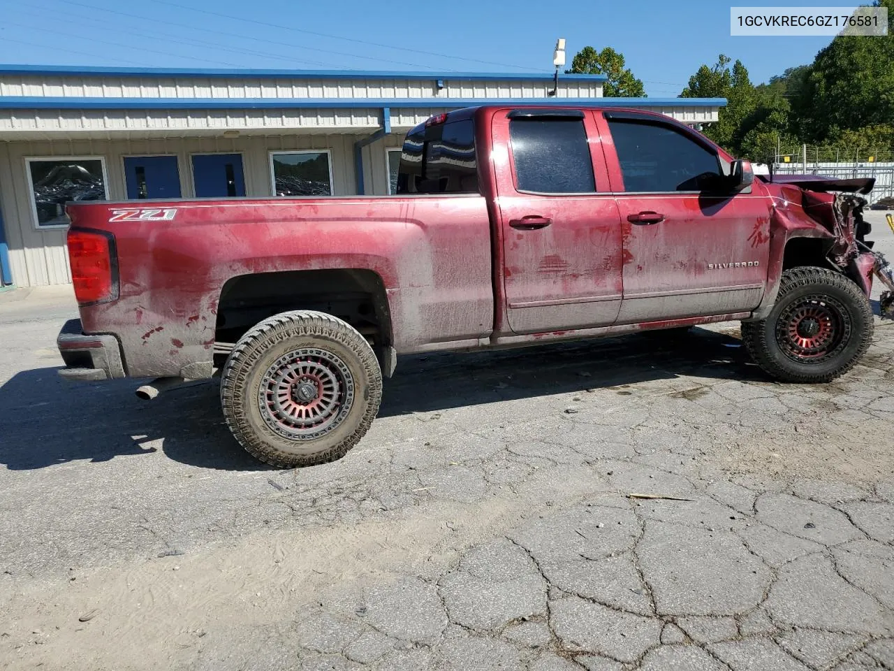 2016 Chevrolet Silverado K1500 Lt VIN: 1GCVKREC6GZ176581 Lot: 71170154