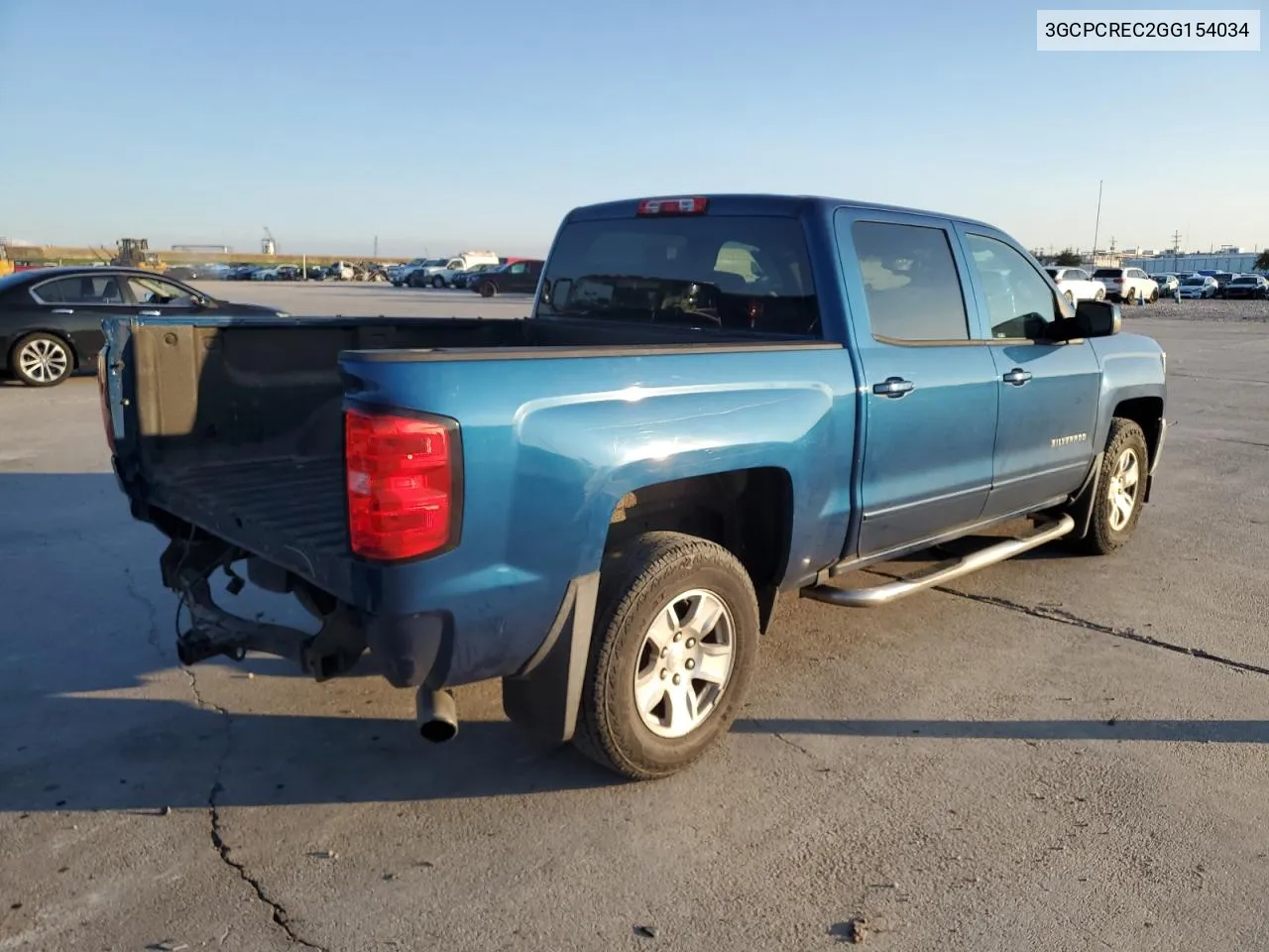 2016 Chevrolet Silverado C1500 Lt VIN: 3GCPCREC2GG154034 Lot: 71264394