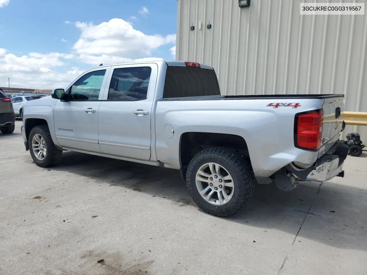 2016 Chevrolet Silverado K1500 Lt VIN: 3GCUKREC0GG319567 Lot: 71400014