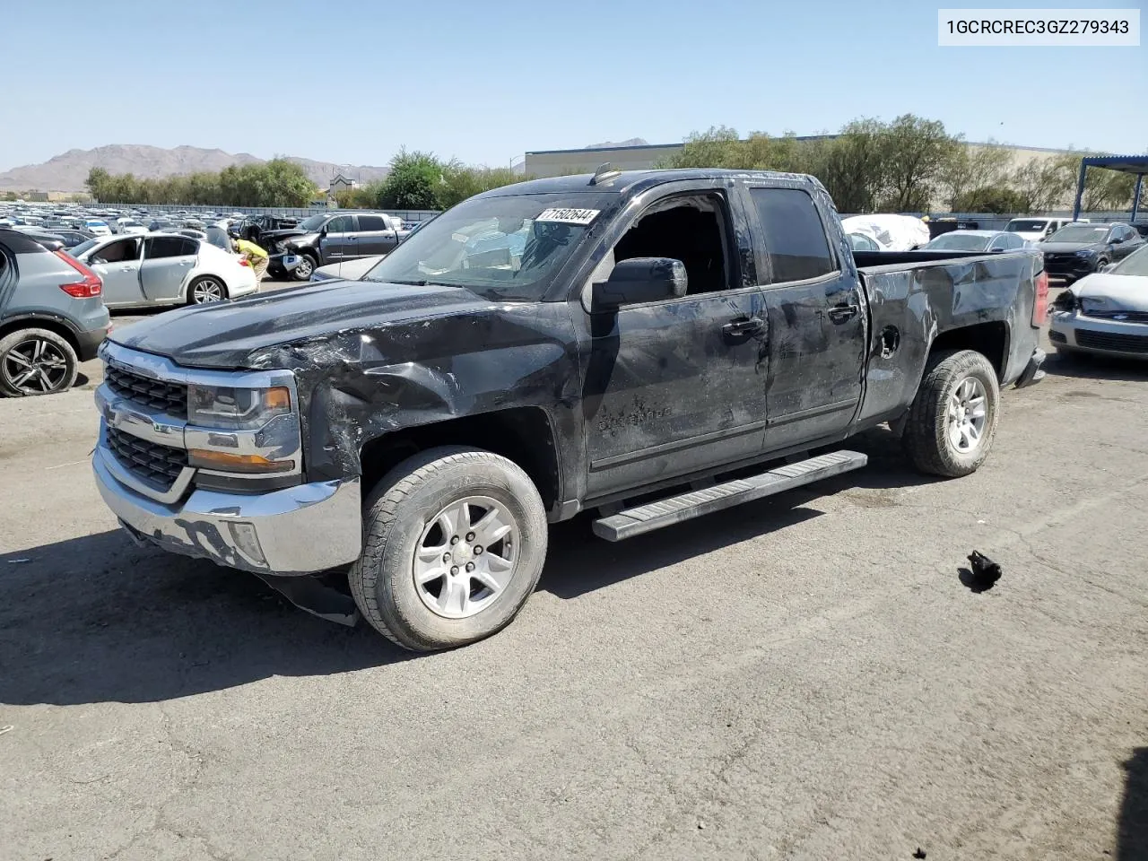 2016 Chevrolet Silverado C1500 Lt VIN: 1GCRCREC3GZ279343 Lot: 71502644