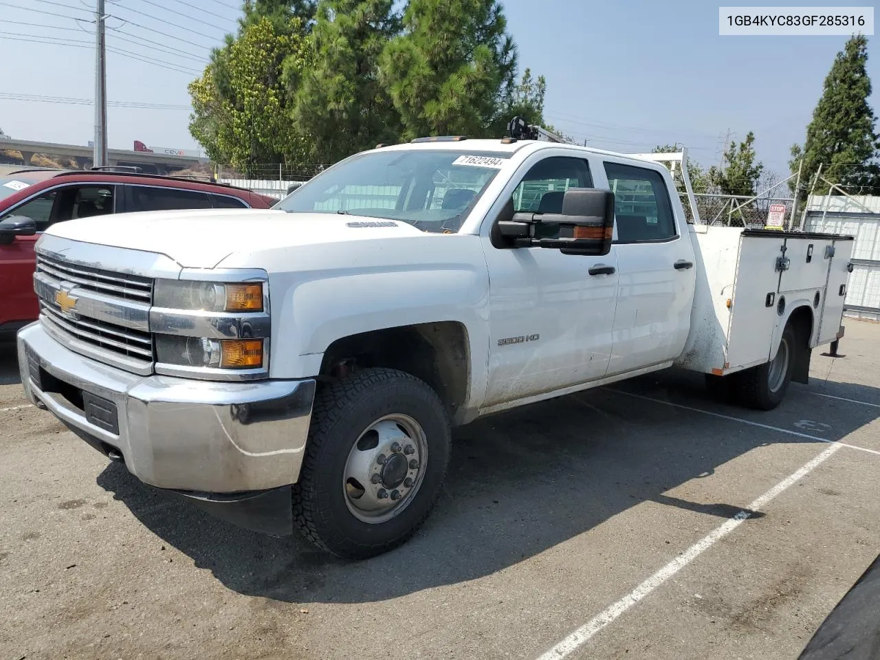 1GB4KYC83GF285316 2016 Chevrolet Silverado K3500