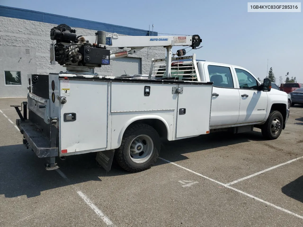 2016 Chevrolet Silverado K3500 VIN: 1GB4KYC83GF285316 Lot: 71622494