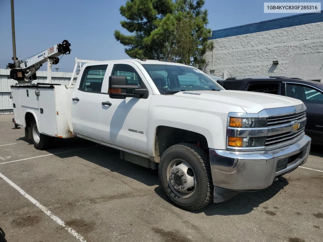 1GB4KYC83GF285316 2016 Chevrolet Silverado K3500