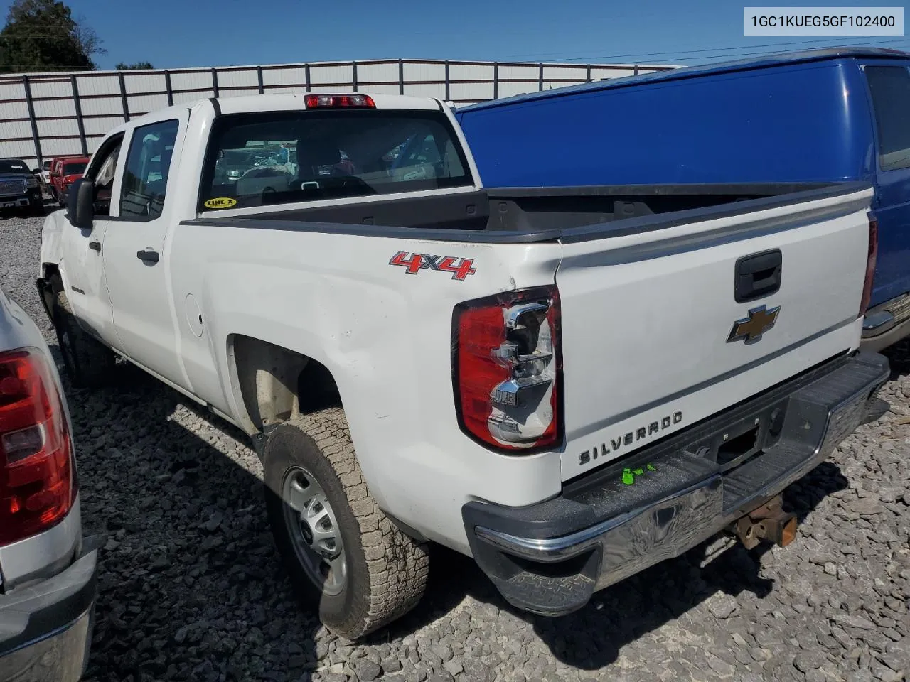 2016 Chevrolet Silverado K2500 Heavy Duty VIN: 1GC1KUEG5GF102400 Lot: 71643074