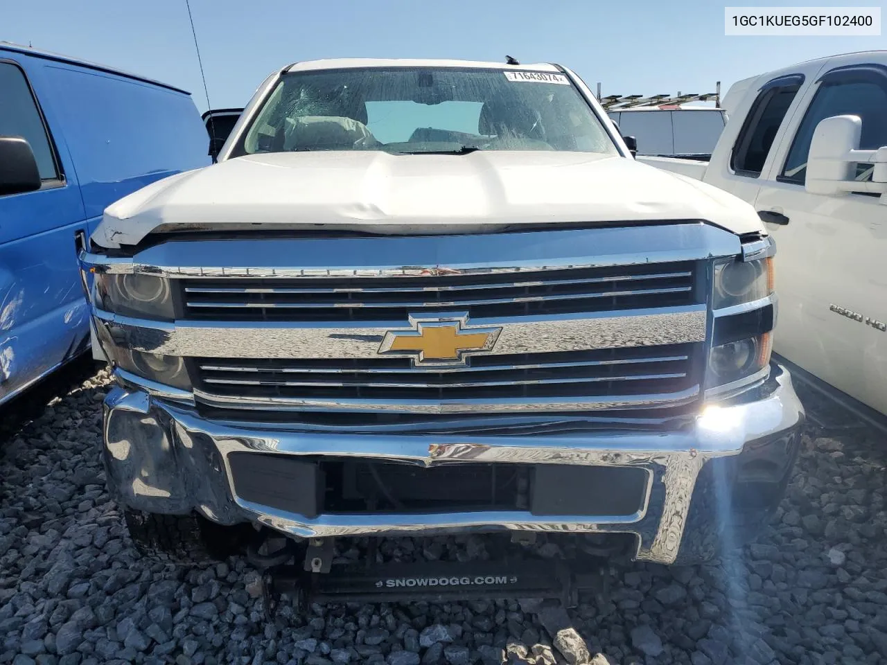 2016 Chevrolet Silverado K2500 Heavy Duty VIN: 1GC1KUEG5GF102400 Lot: 71643074