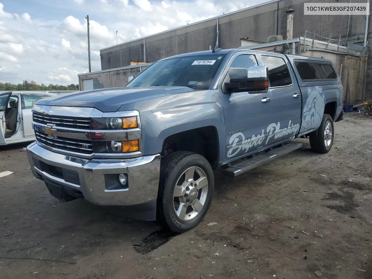 2016 Chevrolet Silverado K2500 Heavy Duty Ltz VIN: 1GC1KWE83GF207439 Lot: 71676254