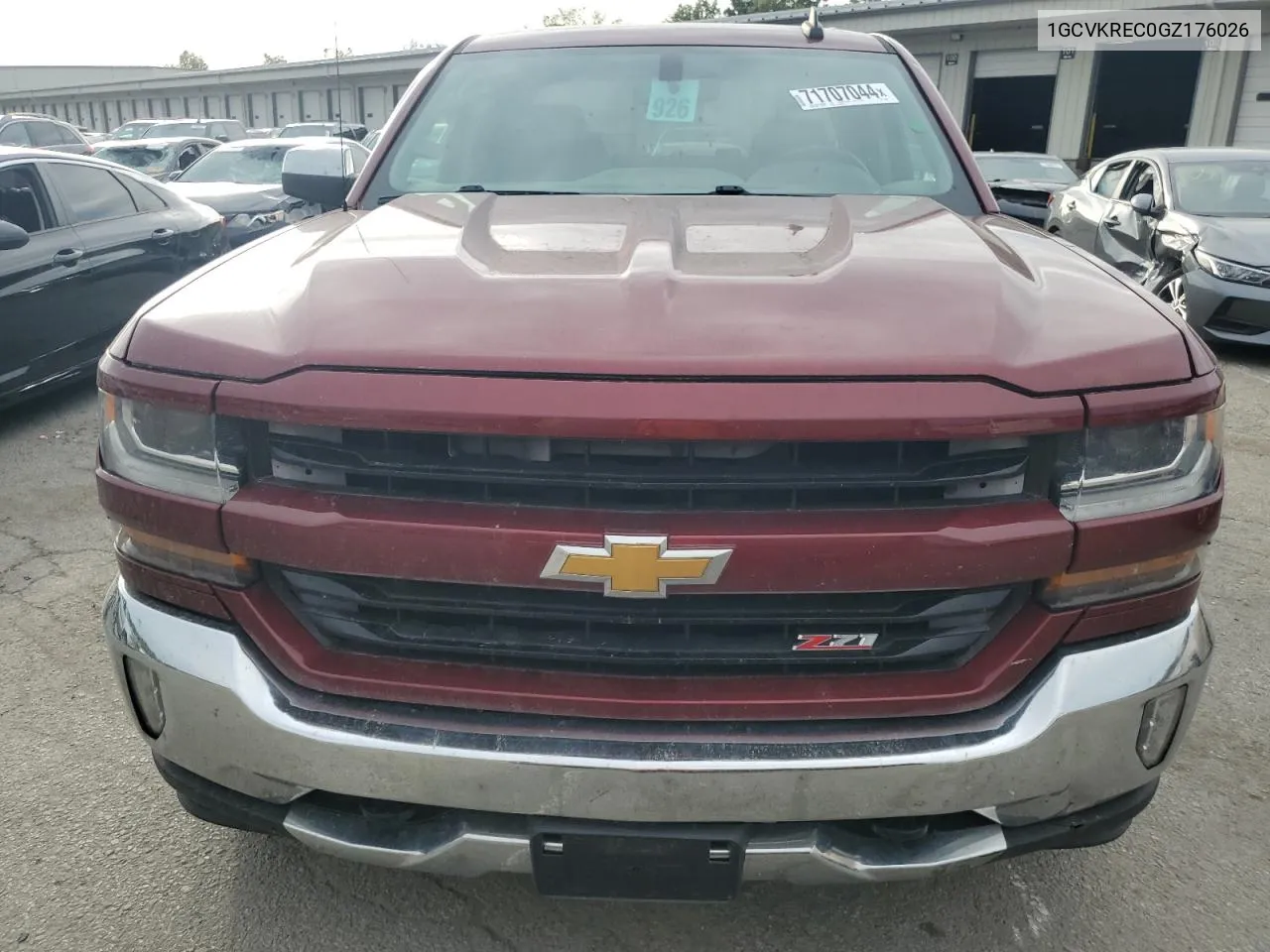 2016 Chevrolet Silverado K1500 Lt VIN: 1GCVKREC0GZ176026 Lot: 71707044