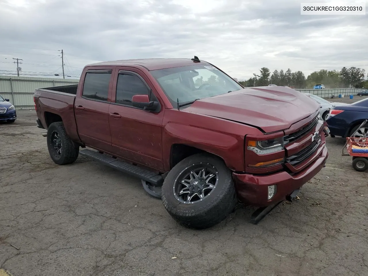 2016 Chevrolet Silverado K1500 Lt VIN: 3GCUKREC1GG320310 Lot: 71758274