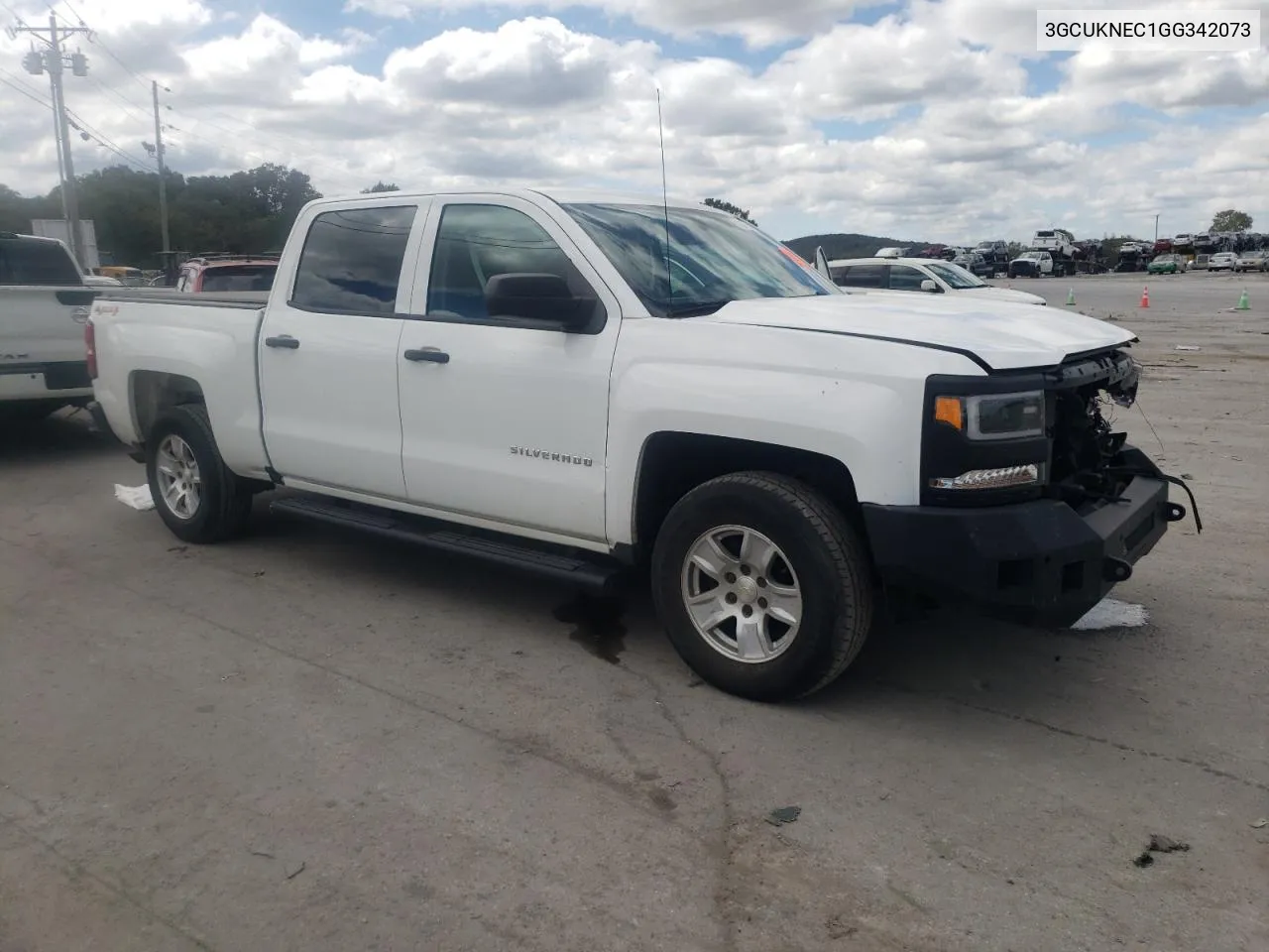 2016 Chevrolet Silverado K1500 VIN: 3GCUKNEC1GG342073 Lot: 71829024