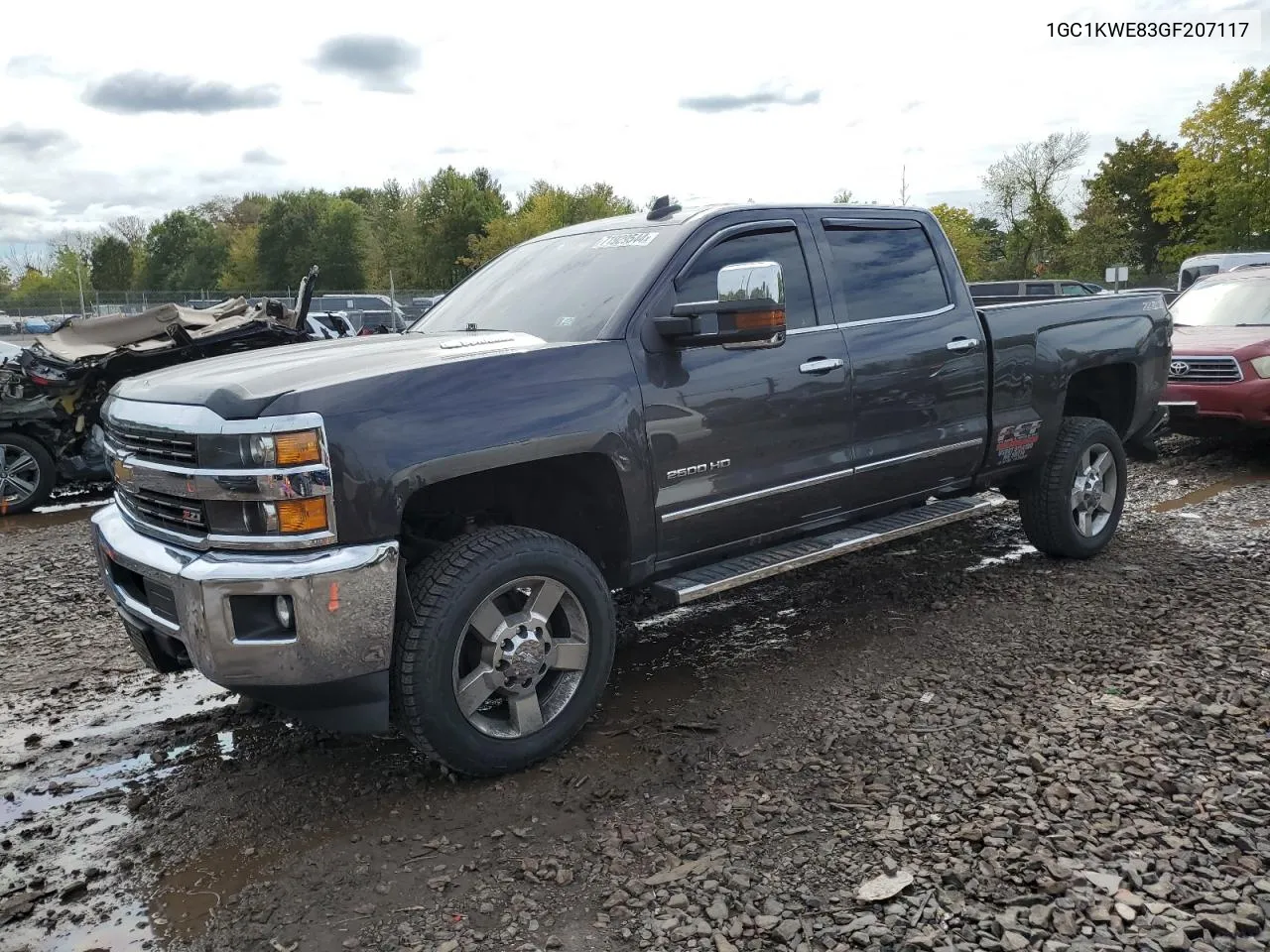 2016 Chevrolet Silverado K2500 Heavy Duty Ltz VIN: 1GC1KWE83GF207117 Lot: 71929544