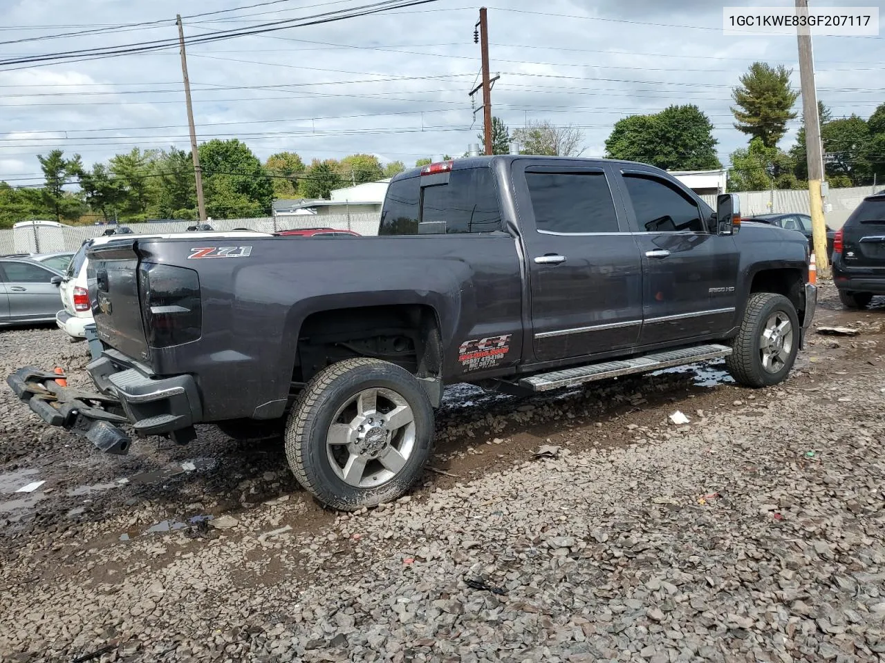 2016 Chevrolet Silverado K2500 Heavy Duty Ltz VIN: 1GC1KWE83GF207117 Lot: 71929544