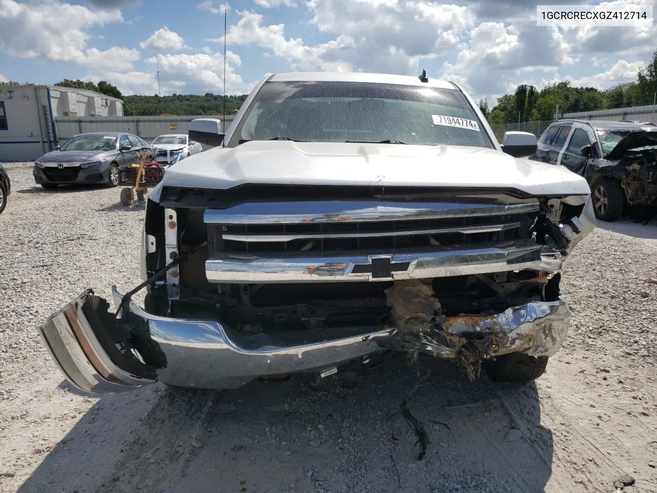 2016 Chevrolet Silverado C1500 Lt VIN: 1GCRCRECXGZ412714 Lot: 71944774