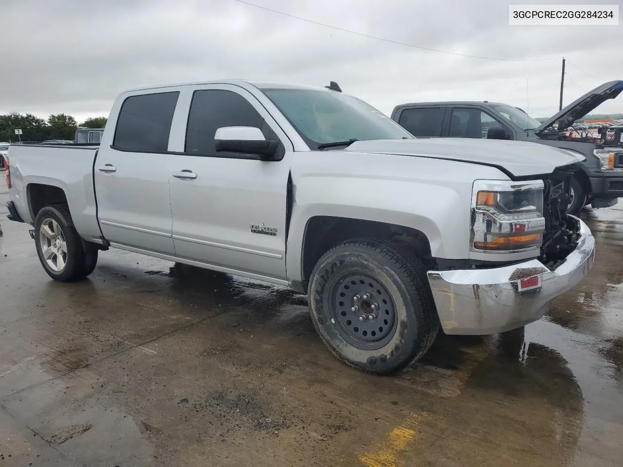 2016 Chevrolet Silverado C1500 Lt VIN: 3GCPCREC2GG284234 Lot: 71961054