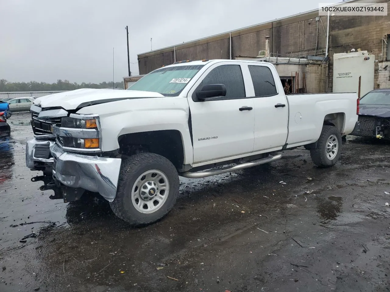 2016 Chevrolet Silverado K2500 Heavy Duty VIN: 1GC2KUEGXGZ193442 Lot: 72013214