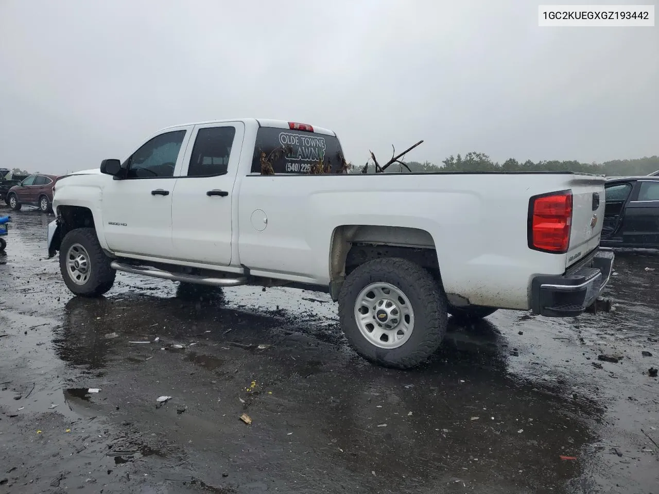 2016 Chevrolet Silverado K2500 Heavy Duty VIN: 1GC2KUEGXGZ193442 Lot: 72013214