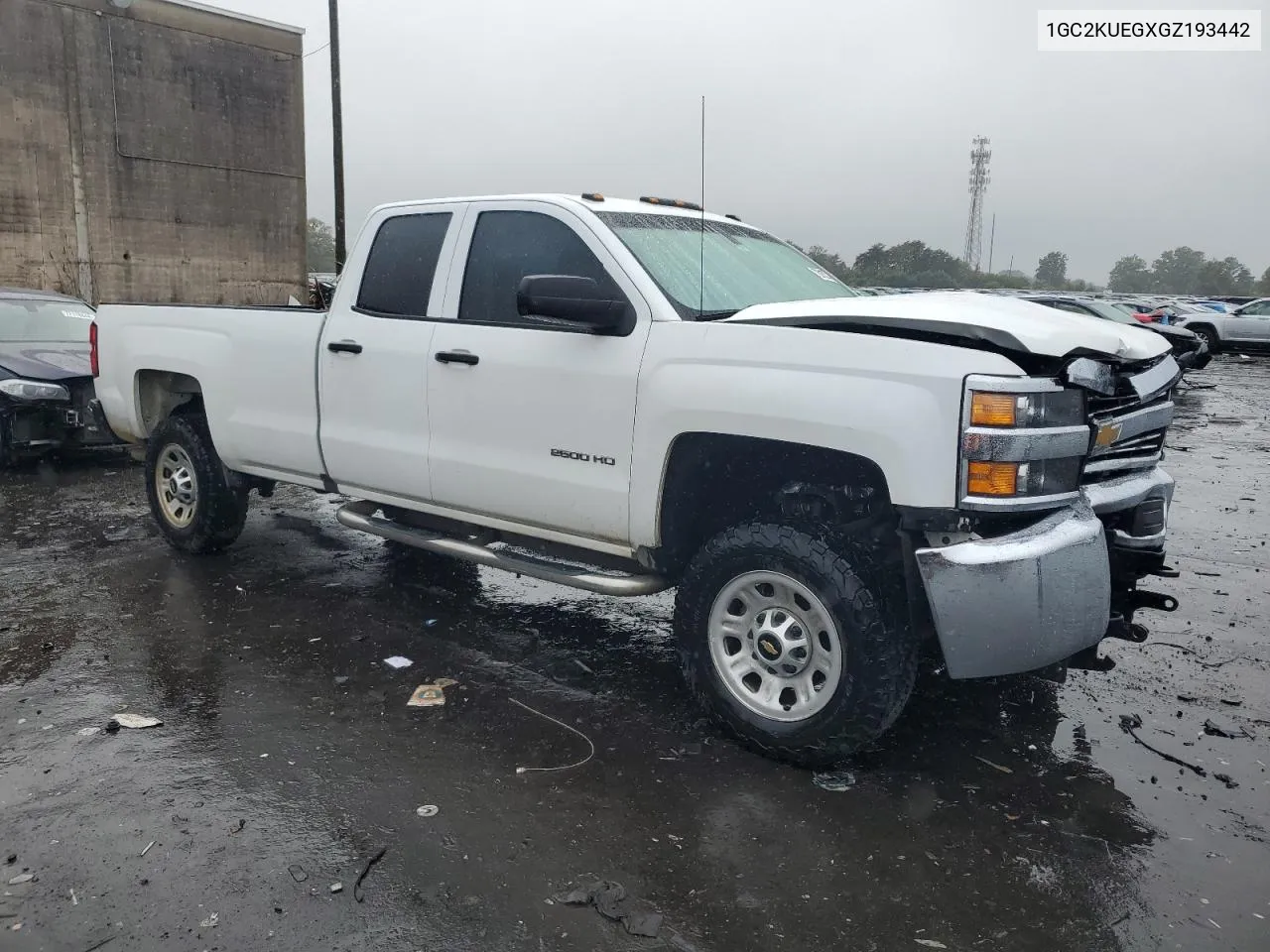 2016 Chevrolet Silverado K2500 Heavy Duty VIN: 1GC2KUEGXGZ193442 Lot: 72013214