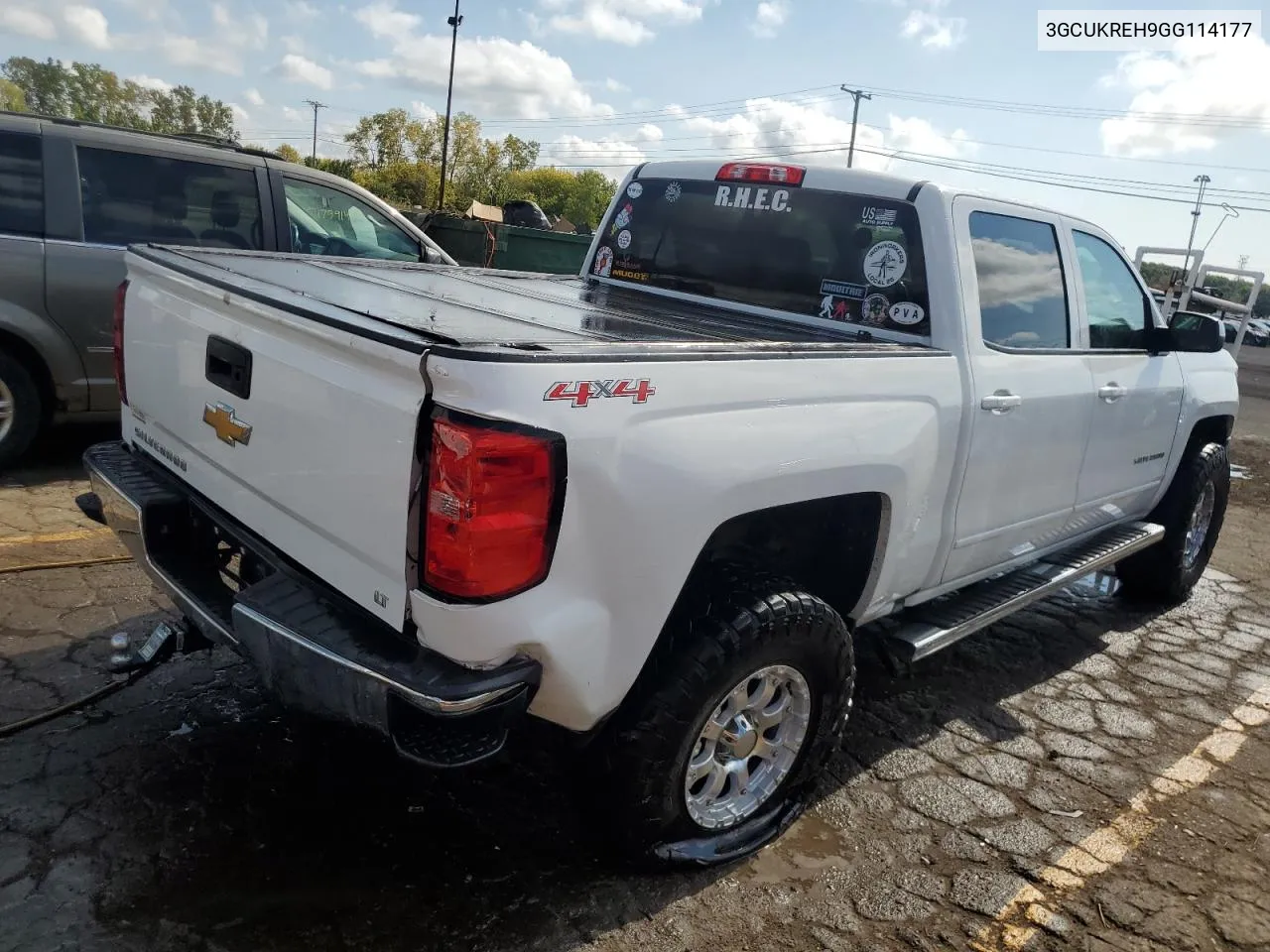 2016 Chevrolet Silverado K1500 Lt VIN: 3GCUKREH9GG114177 Lot: 72062764