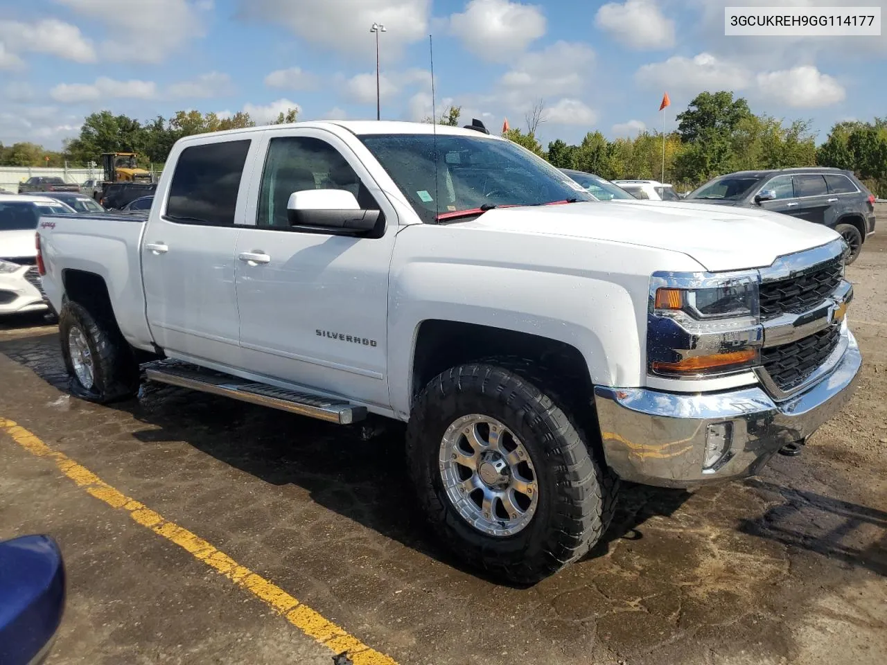 2016 Chevrolet Silverado K1500 Lt VIN: 3GCUKREH9GG114177 Lot: 72062764