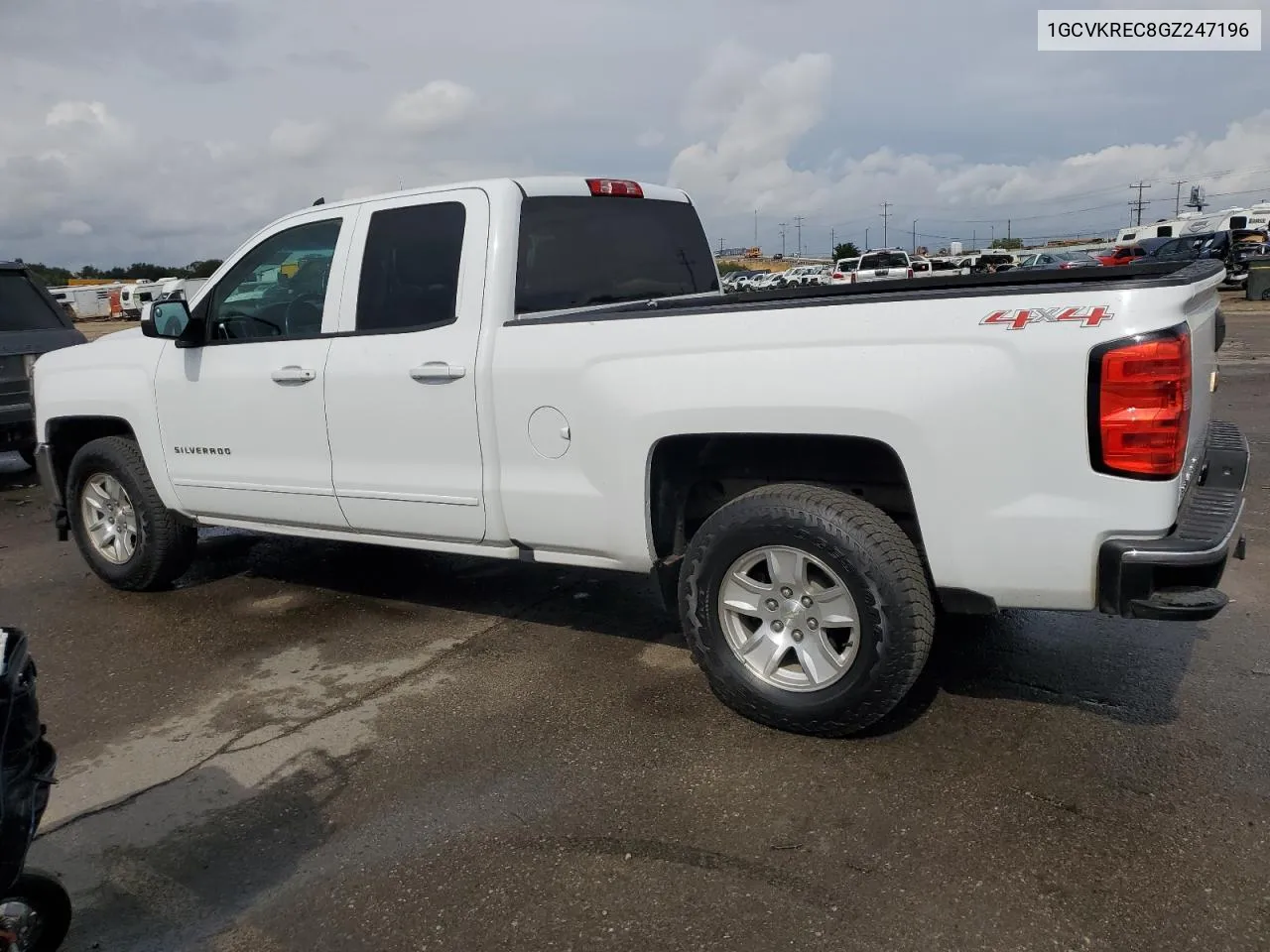 2016 Chevrolet Silverado K1500 Lt VIN: 1GCVKREC8GZ247196 Lot: 72067864