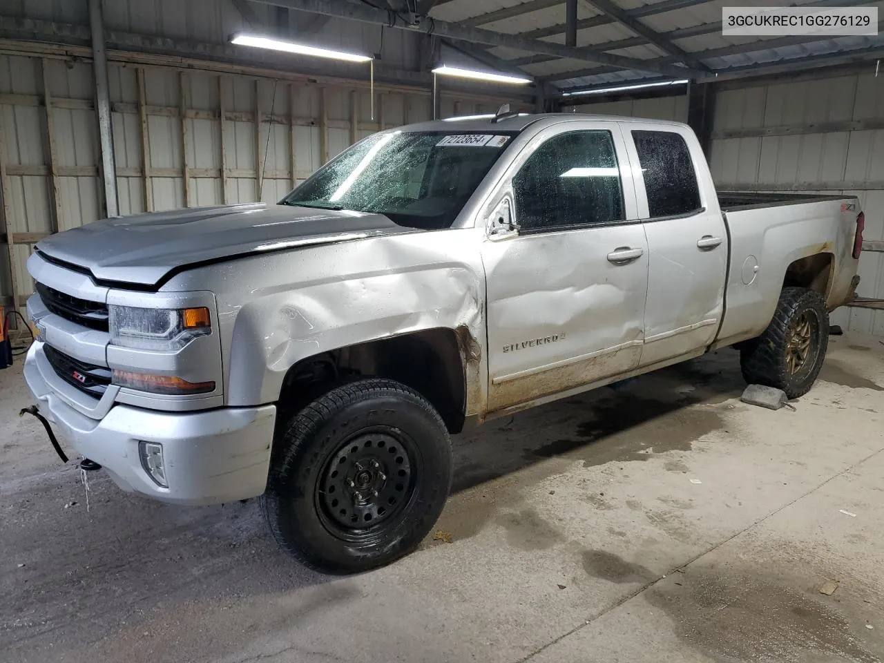 2016 Chevrolet Silverado K1500 Lt VIN: 3GCUKREC1GG276129 Lot: 72123654