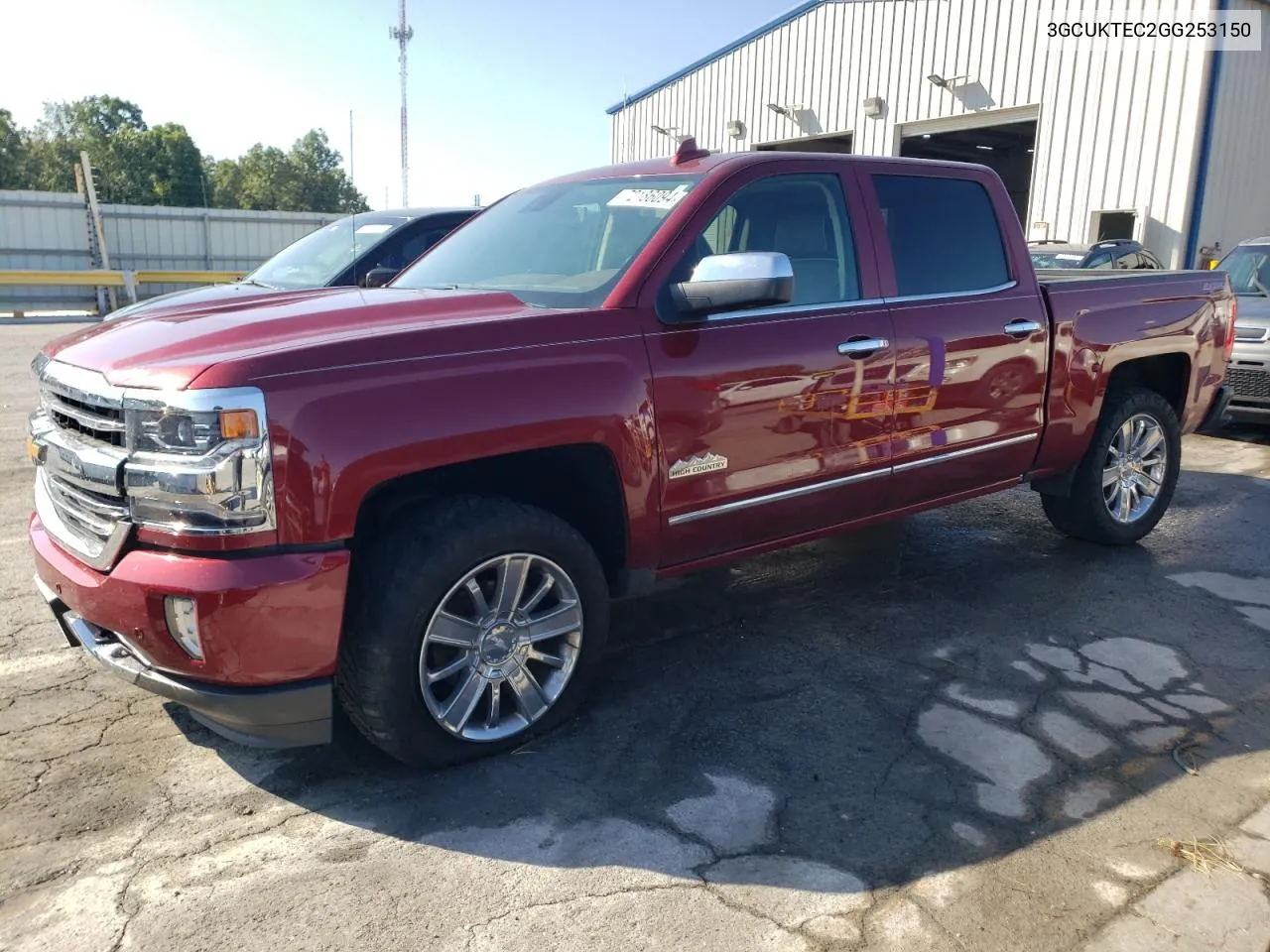 2016 Chevrolet Silverado K1500 High Country VIN: 3GCUKTEC2GG253150 Lot: 72186094